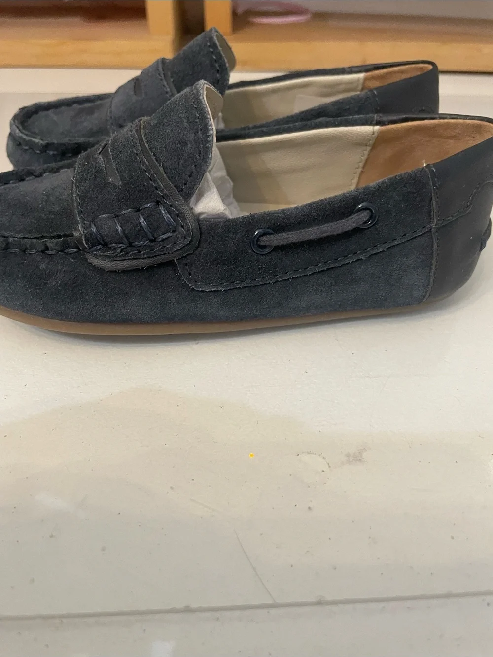 Mayoral Boys' Blue  Suede Penny Loafers